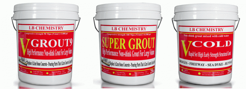 High performance Cementitious Grouts