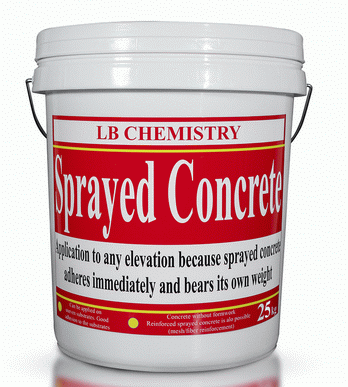 Prepared Additives Additives for sprayed concrete
